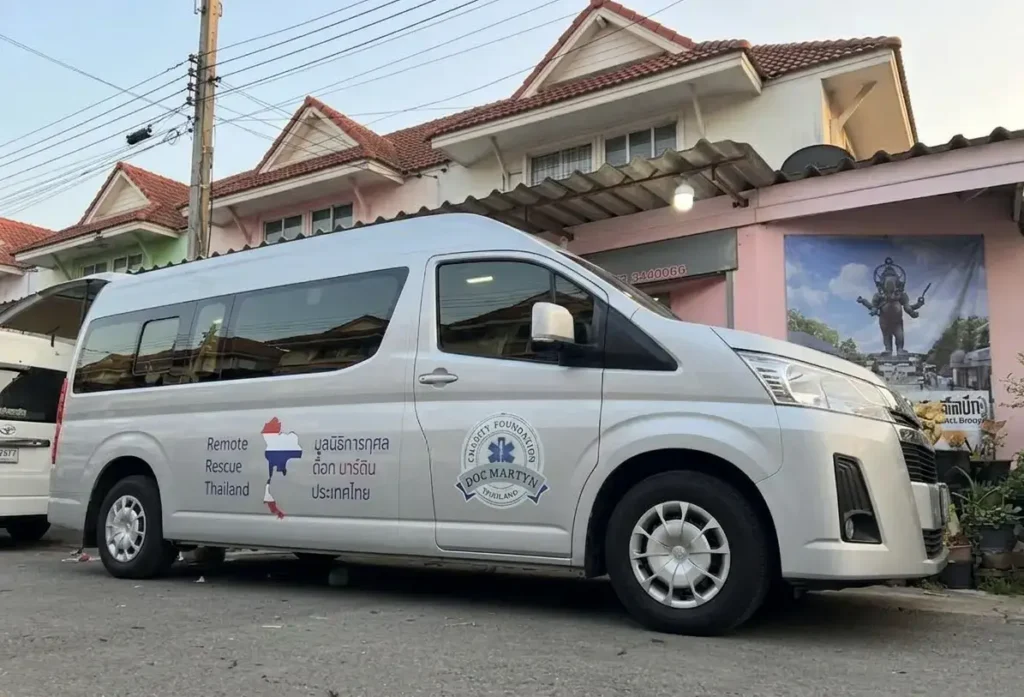 Doc Martyn remote rescue service in Thailand